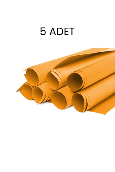 Puti Fon Kartonu 50x70 5 Adet Turuncu ürün görseli 1
