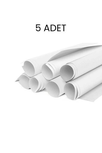 Puti Fon Kartonu 50x70 5 Adet Beyaz ürün görseli 1