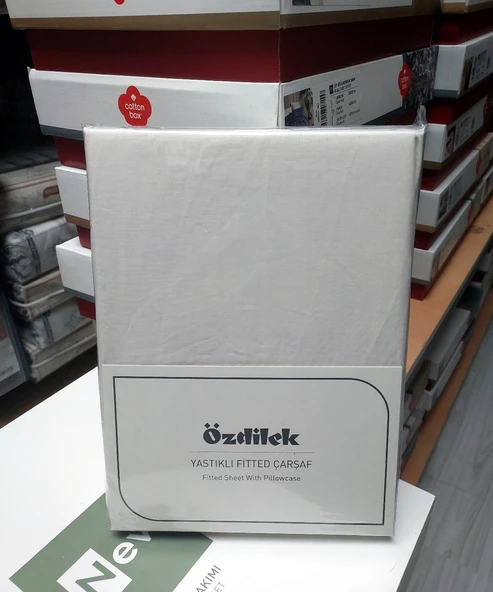 Özdilek Colourist Fitted Lastikli Tek Kişilik Çarşaf Seti (100x200)-Vanilya ürün görseli 1