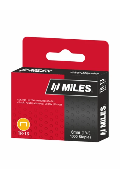 Kangaro Miles 13/6 Zımba Teli 1000 Adet Metalik Gri ürün görseli 1
