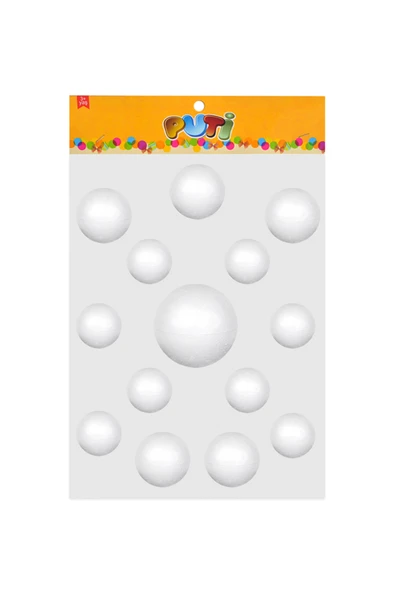 VİVA Puti Karışık Köpük Top 6.5 cm - 5 cm - 3 cm ürün görseli 1