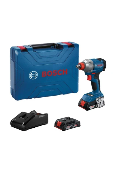 BOSCH GDX 18V-285 Çift Akülü Darbeli Somun Sık 2*2 AH AKÜ ürün görseli 1