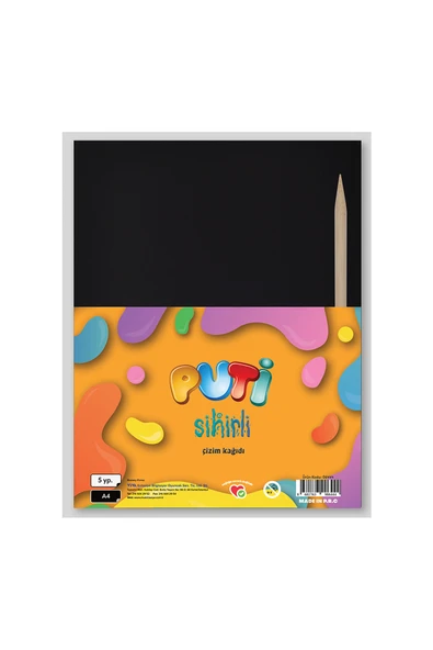 VİVA Puti A4 Sihirli Çizim Kağıdı 5'li Paket ürün görseli 1