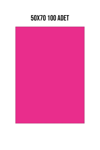 120gr Fon Kartonu 50x70 cm 100'lü Pembe ürün görseli 1