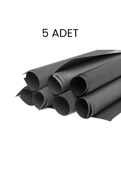 Puti Fon Kartonu 50x70 5 Adet Siyah ürün görseli 1