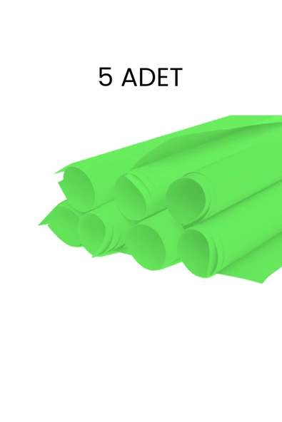 Puti Fon Kartonu 50x70 5 Adet Açık Yeşil ürün görseli 1