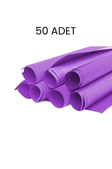 Puti Fon Kartonu 50x70 50'li Ekonomik Paket Mor ürün görseli 1