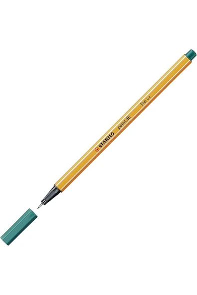 Stabilo - İnce Keçe Uçlu Kalem - Point 88 - Turkuaz Mavi - Resim 2