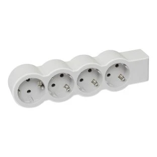 Legrand MULTISCH 4X2P+T STD ACBL B/G ürün görseli 1