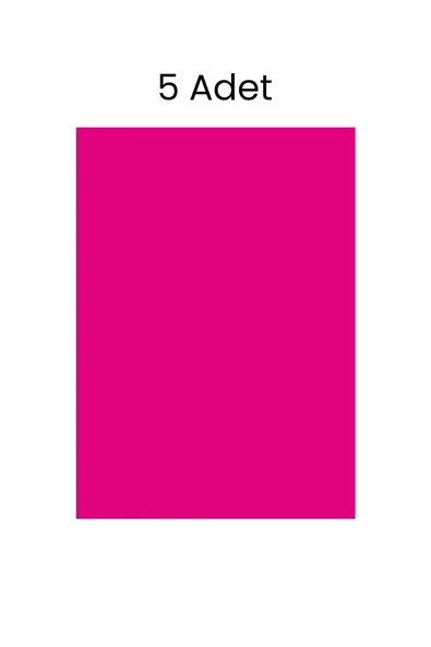 Puti Fosforlu Fon Kartonu 5 Adet 50x70 Pembe ürün görseli 1