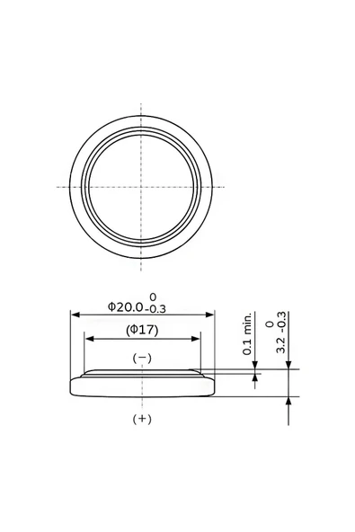 Düğme Pil CR 2032 İkili - Resim 2