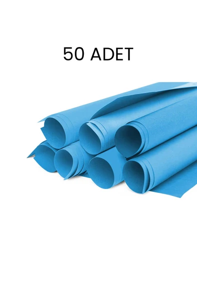 Puti Fon Kartonu 50x70 50'li Ekonomik Paket Mavi ürün görseli 1