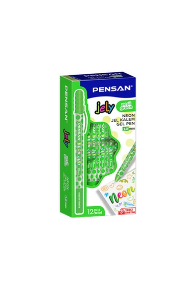Jelly Neon Jel Kalem 12'li Kutu ürün görseli 1