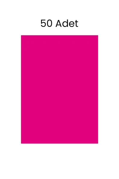 Puti Fosforlu Fon Kartonu 50 Adet 50x70 Pembe ürün görseli 1