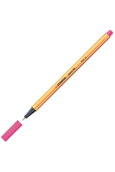 RENKLİ GARAGE Point 88 Fineliner 0.4mm Keçe Uçlu Kalem 88/056 Floresan Pembe ürün görseli 1