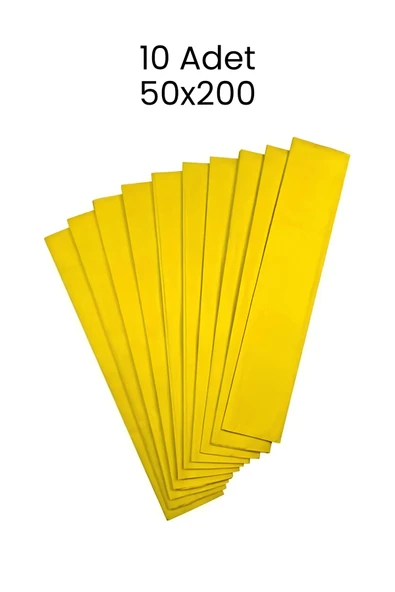 Puti Krapon Kağıdı 50x200 10 Adet Sarı - Resim 8
