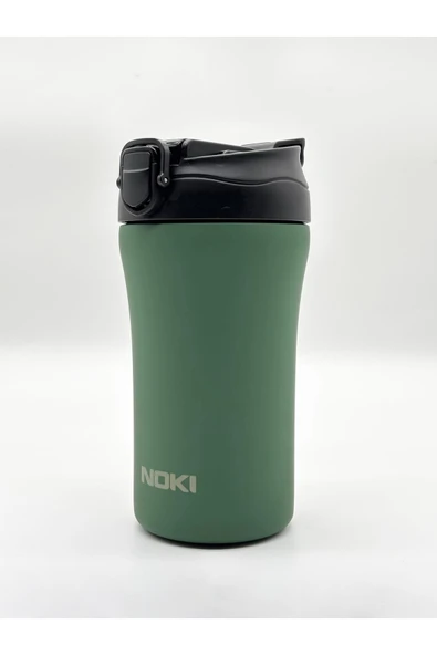 Noki Mug Çelik Termos 400 ml 12 Saat Sıcak ve Soğuk Kahve İçecek Termosu ürün görseli 1