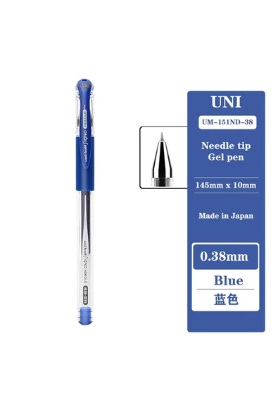 UNİ-BALL Uni-Ball Signo UM-151ND İmza Kalemi 12'li Kutu - Resim 6
