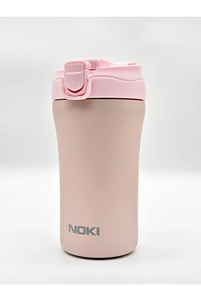 Noki Mug Çelik Termos 400 ml 12 Saat Sıcak ve Soğuk Kahve İçecek Termosu ürün görseli 1