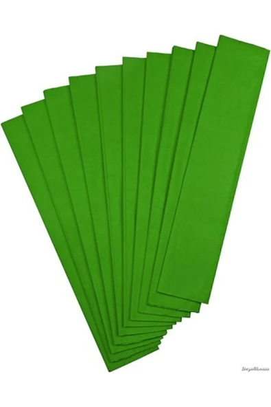Puti Krapon Kağıdı 50x200 Cm Yeşil 10lu ürün görseli 1