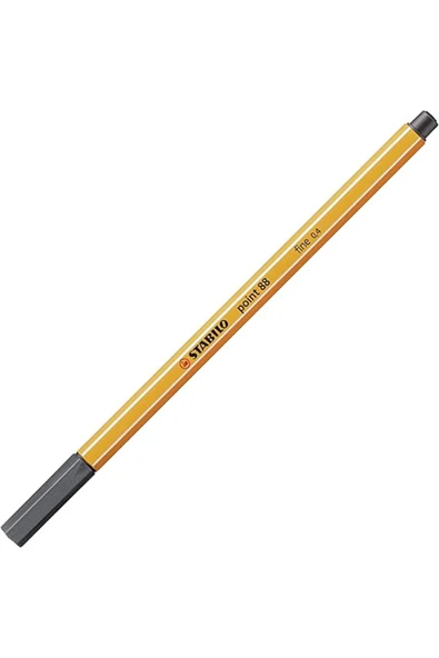Stabilo - İnce Keçe Uçlu Kalem - Point 88 - Füme ürün görseli 1