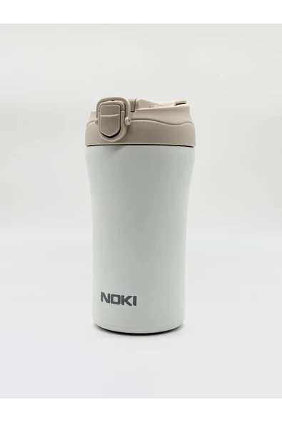 Noki Mug Çelik Termos 400 ml 12 Saat Sıcak ve Soğuk Kahve İçecek Termosu ürün görseli 1