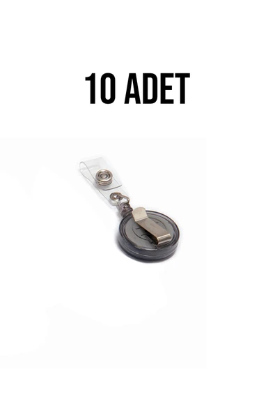 VİVA İnox Yoyo Siyah İsim Kartı İçin 10 Adet ürün görseli 1