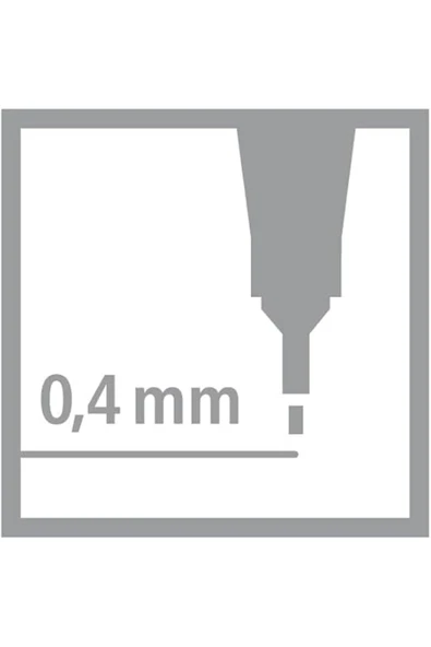 Stabilo - İnce Keçe Uçlu Kalem - Point 88 - Mavi - Resim 4