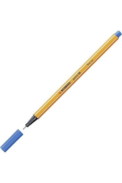Stabilo - İnce Keçe Uçlu Kalem - Point 88 - Koyu Mavi - Resim 2