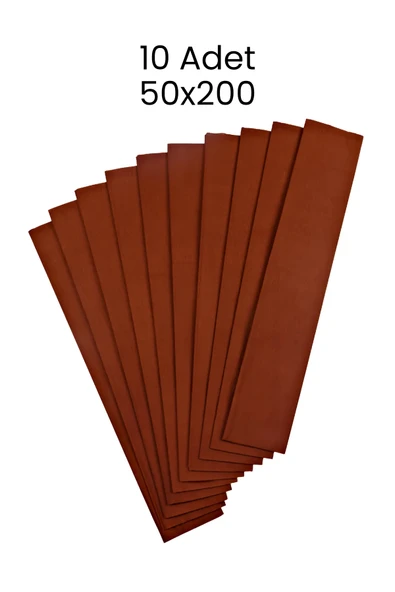 Puti Krapon Kağıdı 50x200 10 Adet Kahverengi ürün görseli 1