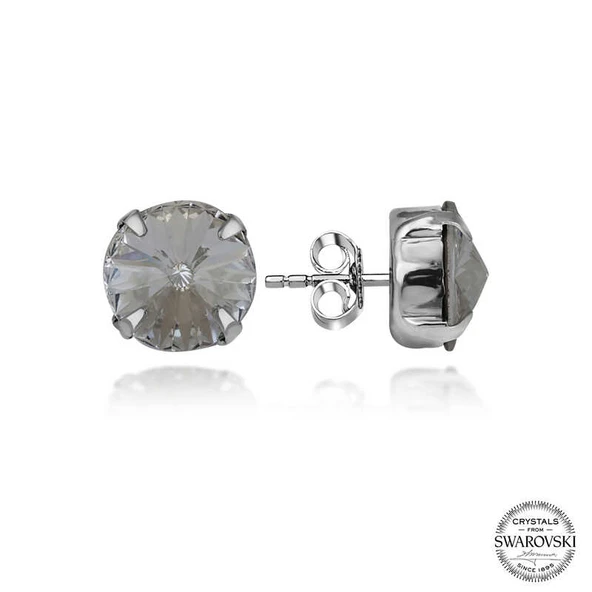 Swarovski Crystal Taşlı Harem Altın Gümüş  Çivili Kadın Küpe ürün görseli 1