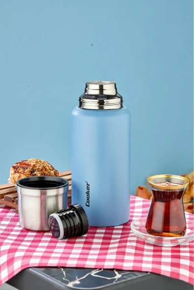 Cooker CampMate 750 ml Paslanmaz Çelik Termos CKR2106 - Resim 5