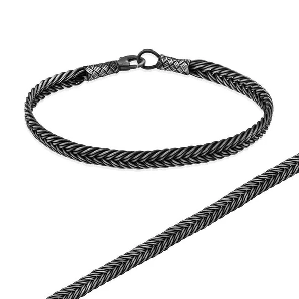 Harem Altın Gümüş El Sarması Kazaziye Unisex Bileklik ürün görseli 1