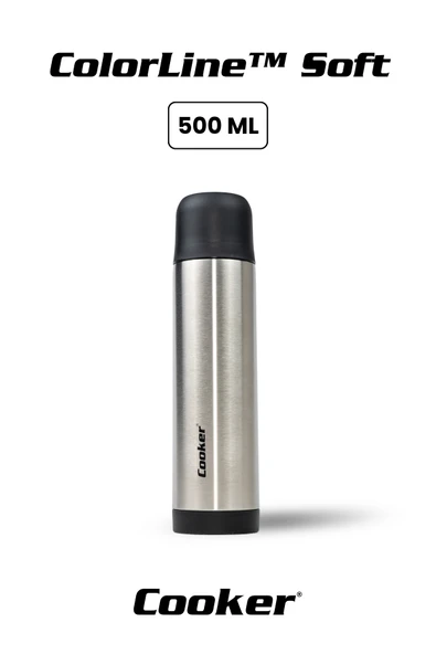 Cooker ColorLine Soft 500 ml Paslanmaz Çelik Termos CKR2001 ürün görseli 1
