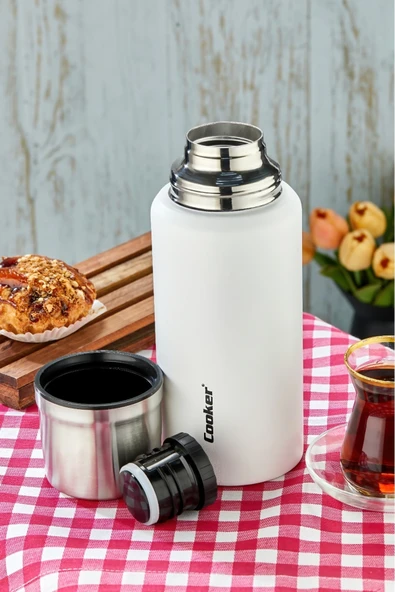 Cooker CampMate 750 ml Paslanmaz Çelik Termos CKR2106 - Resim 10
