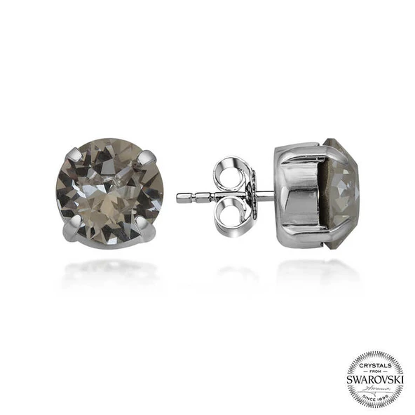 Swarovski Crystal Taşlı Harem Altın Gümüş Çivili Kadın Küpe ürün görseli 1