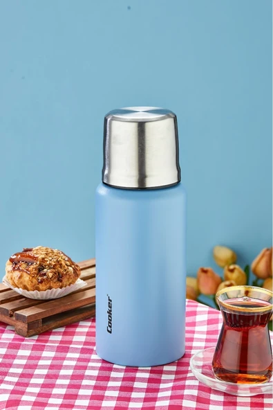 Cooker CampMate 750 ml Paslanmaz Çelik Termos CKR2106 - Resim 4