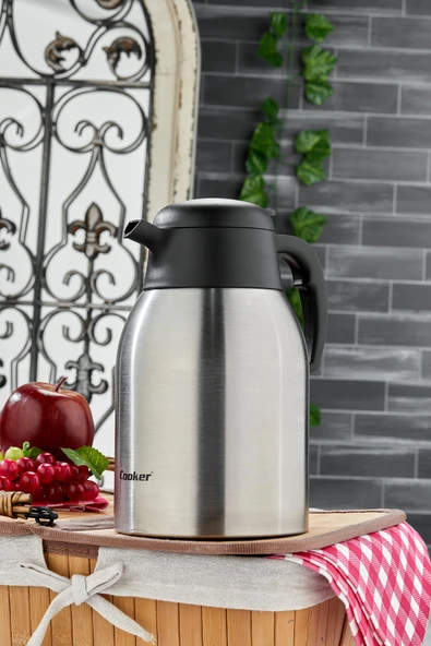 Cooker Classic 2 Litre Paslanmaz Çelik Termos CKR2104 - Resim 6