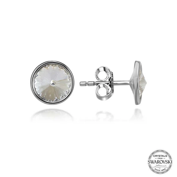 Swarovski Crystal Taşlı Harem Altın Gümüş Çivili Kadın Küpe ürün görseli 1