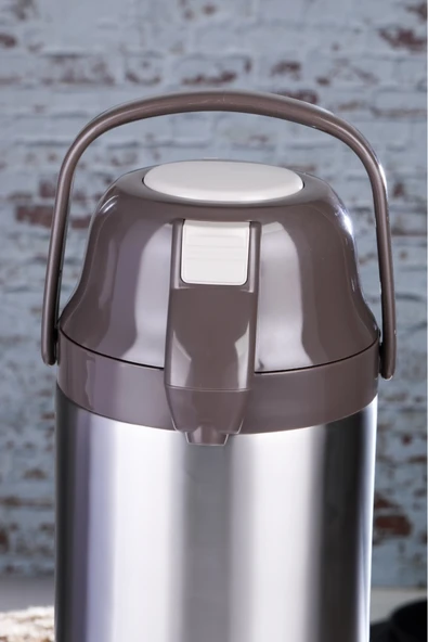 Cooker 4.5 Litre Paslanmaz Çelik Pompalı Termos CKR2009 - Resim 6