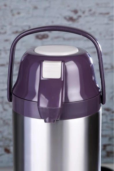 Cooker 4.5 Litre Paslanmaz Çelik Pompalı Termos CKR2009 - Resim 9