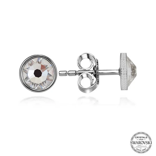 Swarovski Crystal Taşlı Harem Altın Gümüş  Çivili Kadın Küpe ürün görseli 1