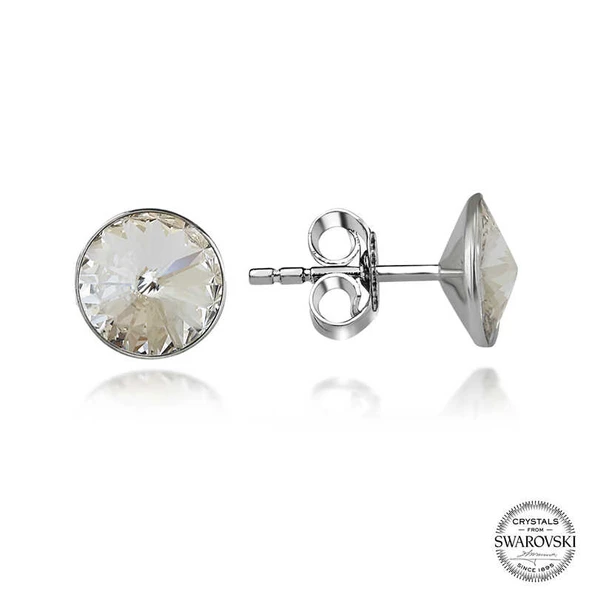 Swarovski Crystal Taşlı Harem Altın Gümüş Çivili Kadın Küpe ürün görseli 1