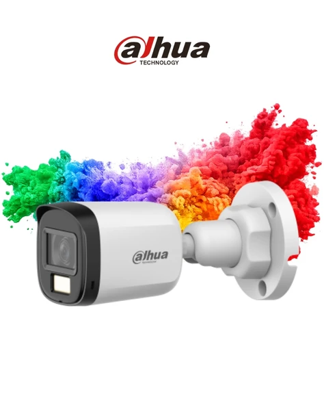 Dahua HAC-B1A21P-U-IL 2MP Bullet Güvenlik Kamerası 3.6mm Lens Akıllı Işık ürün görseli 1