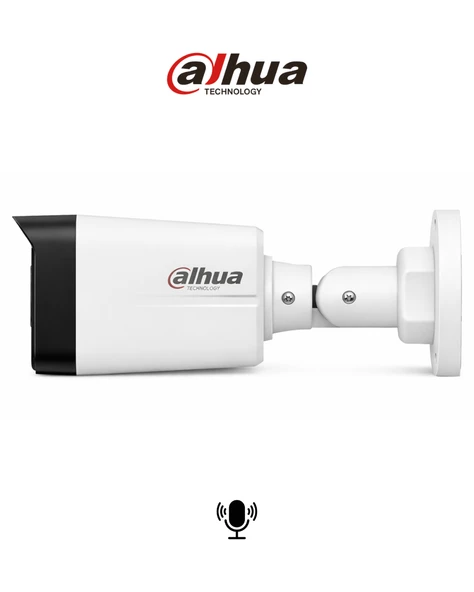 Dahua IPC-HDW1230TC1-SA 2MP 3.6mm IR Bullet Kamera Dahili Mikrofon ürün görseli 1