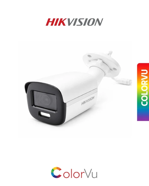 Hikvision 2MP ColorVu Gece Renkli Güvenlik Kamerası DS-2CE10DF0T-PF ürün görseli 1