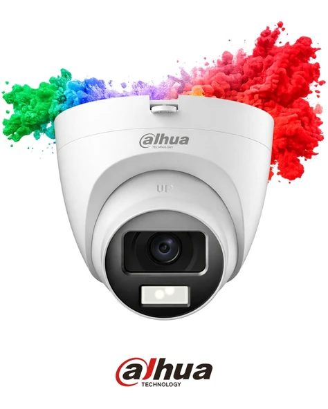 Dahua HAC-T1A21P-U-IL 2MP Dome Kamera 1080P Smart Dual Light 25m Gece Görüş ürün görseli 1