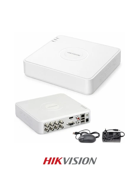 Hikvision DS-7108HGHI-M1 8 Kanal DVR Kayıt Cihazı H.265+ 1080P 1 HDD ürün görseli 1