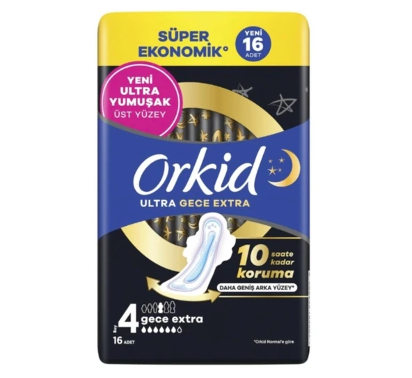 Orkid Ultra Gece Extra Boy:4 16'lı ürün görseli 1