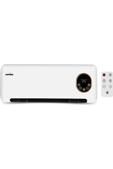 Marsstar MS-210 Uzaktan Kumandalı Duvar Tipi Fanlı Isıtıcı - 2000 Watt ürün görseli 1